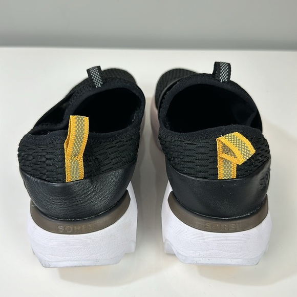 Sorel Kinetic Impact Sneakers Black Strap Mesh Slip On Fabric Shoes Size 9.5 - Picture 7 of 16